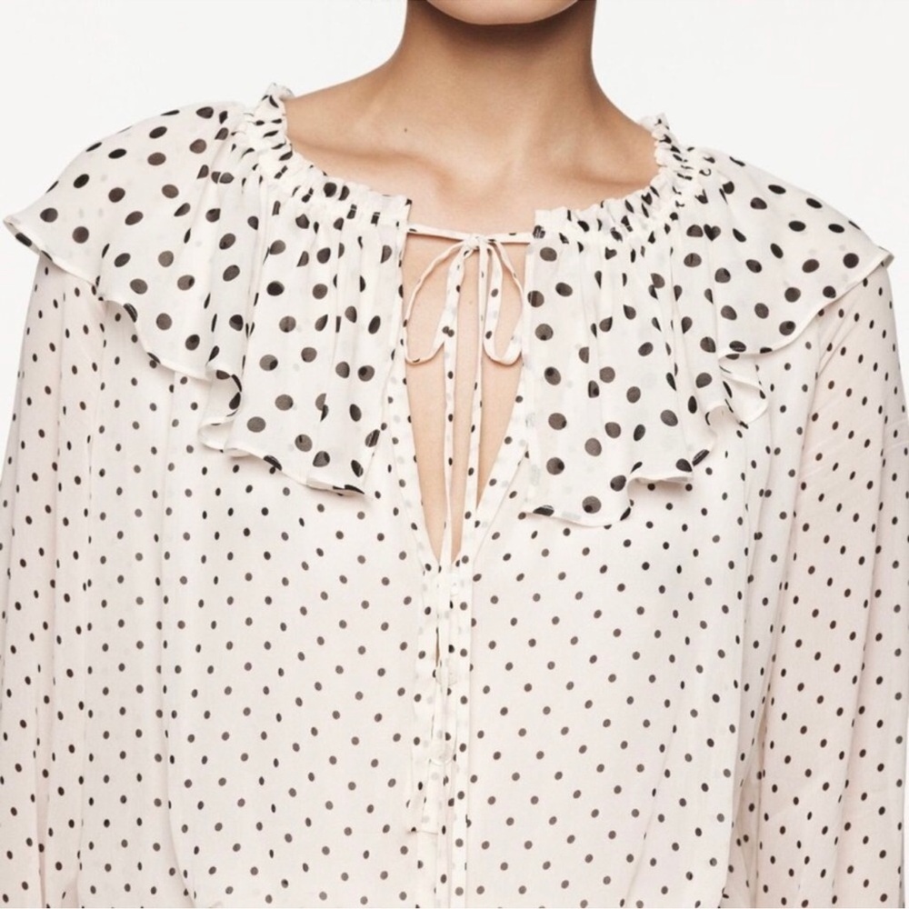 Zara Studio POLKA DOT MINI DRESS LIMITED EDITION defect - Picture 4 of 14
